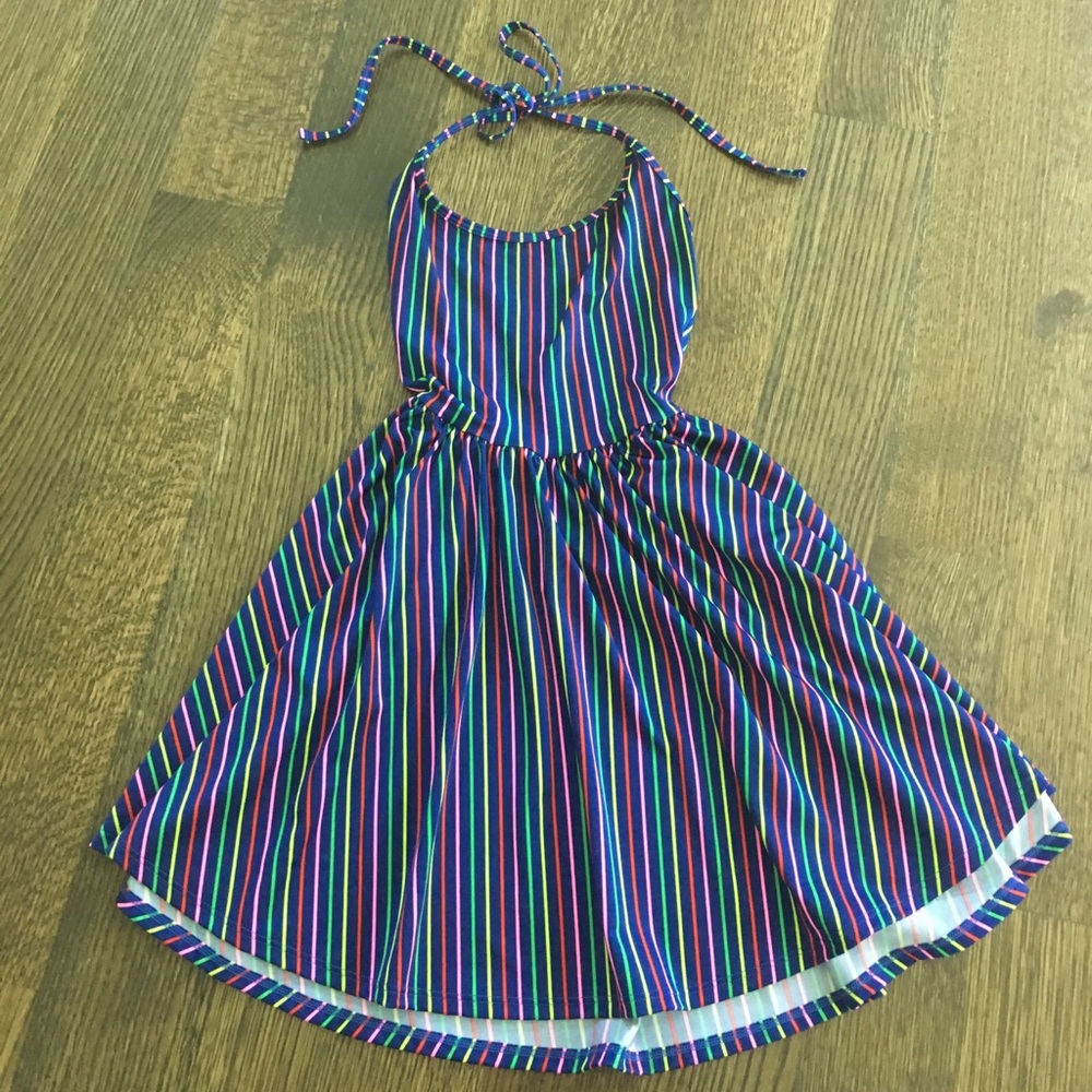 American Apparel halter skater dress